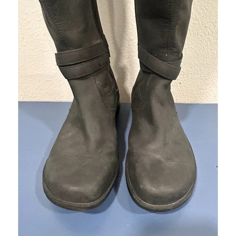 Merrell Womens size 8 Tetra Strap Leather Waterproof Boots Cabincore Outdoors